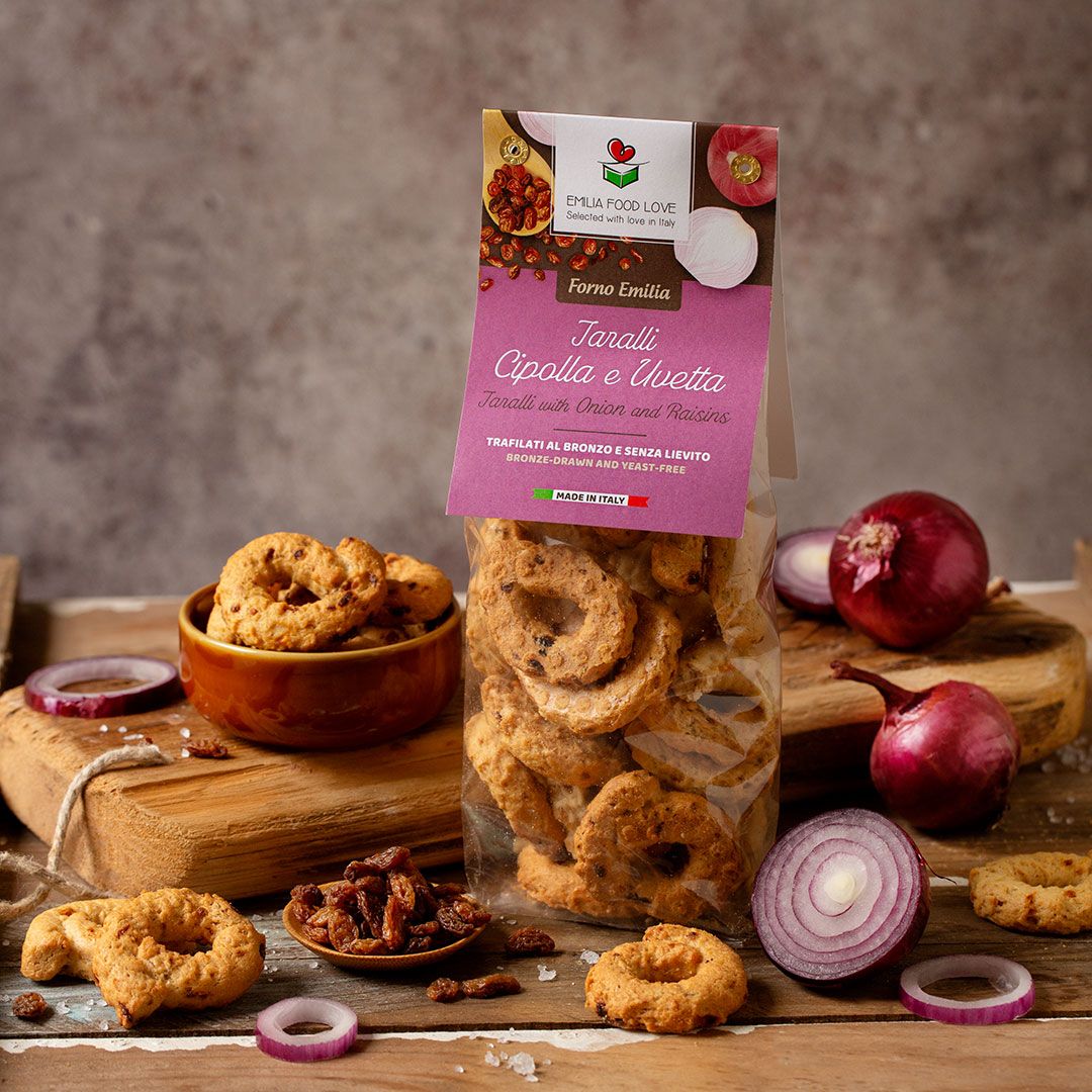 Taralli with Onion and Raisins - Forno Emilia
